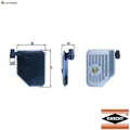 Produktbild: HYDRAULIKFILTER AUTOMATIKGETRIEBE HX 156 FÜR HYUNDAI EMBERA/V ix35/SUV SONATA