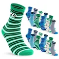 Produktbild: sockenkauf24 Socken 10 Paar Kinder Socken Jungen & Mädchen Baumwolle Kindersocken (31-34) - 54375 schwarz 31-34