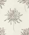 Produktbild: Tapete Vlies Rasch Andy Wand Blume Floral weiß taupe Metallic 649017 (3,33€/1qm)