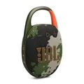 Produktbild: JBL Clip 5 Tragbarer Bluetooth-Lautsprecher wasserdicht nach IP67 camouflage