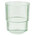 Produktbild: APS 10572 Trinkbecher -LINEA- Hochwertiges Tritan Kunststoff Trinkglas mit 0,3 Liter, BPA frei, stapelbar, bruchfestes Mehrweg-Glas, wiederverwendbar und spülmaschinenfest, 300 ml, light green