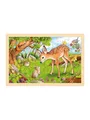 Produktbild: Goki Wooden Jigsaw Puzzle Deer 24 pcs.