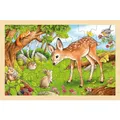 Produktbild: GOKI Holzpuzzle Karussell 24 Teile