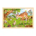 Produktbild: Goki Holzpuzzle -Puzzle -Hirsch, 24st.