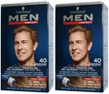 Produktbild: 2x Schwarzkopf Men Perfect Anti-Grau Tönungsgel 40 Natur Dunkelblond