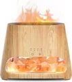 Produktbild: SALKING 2-in-1 Aroma Diffuser & Salt Range Pakistan, Flammeneffekt 150ml (Holz)