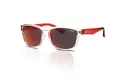 Produktbild: Superdry Sonnenbrille Rockstar 186 Glanz Klar Kristall - Rot/Rot Spiegel