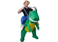 Produktbild: tectake® Selbstaufblasbares Aufsitzkostüm Dinosaurier
