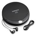 Produktbild: Lenco CD-010 CD-Player, auch für Kinder, Discman, Tragbar, CD Spieler - CD Walkman - Mit Kopfhörern und Micro USB Ladekabel - Schwarz