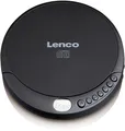 Produktbild: Lenco CD-010 tragbarer CD Player Ladefunktion Schwarz Stereo Kopfhörer LCD
