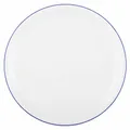 Produktbild: Seltmann Weiden Compact Speiseteller Teller Porzellan Blaurand Ø 25.4 cm