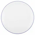 Produktbild: Seltmann Weiden Compact Speiseteller Teller Porzellan Blaurand Ø 25.4 cm