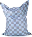 Produktbild: Lumaland Sitzsack In-& Outdoor Karo 380l grau/blau