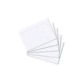 Produktbild: herlitz Karteikarten A8 liniert Weiß, 170g/m² holzfrei, 100 Stück, stabile Karteikarten für Schule, Studium & Büro