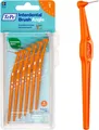 Produktbild: TePe Angle Interdental Brushes Orange 0.45mm (Size 1) 6 Pack
