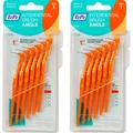 Produktbild: TePe Angle Interdentalbürste 0,45 mm 2er Pack (2 x 6 Stück)