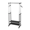 Produktbild: WENKO Teleskop-Garderobe All In schwarz Metall 89,5 x 117,0-169,0 cm