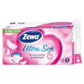 Produktbild: Essity Germany GmbH Zewa Ultra Soft Toilettenpapier, 4-lagig, Toilettentuch für den persönlichen Pflegemoment, 1 Packung = 16 Rollen à 150 Blatt 29311