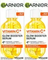 Produktbild: Garnier Skin Active Vitamin C + Glow Booster Serum mildert dunkle Flecken 2x30ml