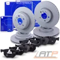 Produktbild: ATE Bremsscheiben +Bremsbeläge vorne+hinten für AUDI