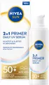 Produktbild: Nivea Sun Sonnenschutzpflege NIVEA SUN UV Gesicht 2in1 Primer Serum LSF 50+, Feuchtigkeitsspendend, nicht fettend, für langanhaltendes Make-up.