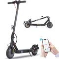 Produktbild: E-Scooter mit Straßenzulassung 120kg, 8,5''/10'', 35-45km, klappbar, mit APP 350 W, 20 km/h, (mit Tasche,mit LED-Display, Federung), 35km