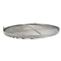 Produktbild: Grillrost RUND - 80cm aus Edelstahl - Handwerksprodukt - Made in Germany mit 3 Aufhängeösen