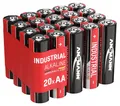 Produktbild: Ansmann Alkaline Batterien AA Industrial 1502-0002 (20 x Mignon AA LR6, 1,5 V, Kapazität: 2.700 mAh)