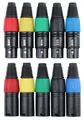 Produktbild: Pronomic XFXMPLUG Color XLR Stecker female/male - 2x 5er Pack