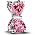 Produktbild: Pandora Rosafarbene Schleife Charm 794253C01 Charm Anhänger - Rosa