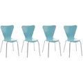 Produktbild: CLP 4x Konferenzstuhl Calisto hellblau