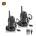 Produktbild: JUCJET BF-88E Funkgeräte PMR446 Walkie Talkies 16 Kanäle Schwarz 2 Stück, VOX