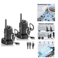 Produktbild: JUCJET BF-88E Funkgeräte PMR446 16 Kanäle, 2 Stück mit Ohrhörer, VOX, 1500-mAh
