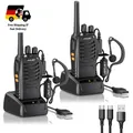 Produktbild: JUCJET Funkgeräte BF-88E PMR446 Walkie Talkies 16 Kanäle 2 Stück 3