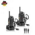 Produktbild: 88E Walkie Talkie PMR446 16 Kanäle Funkgerät mit LED Taschen