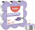 Produktbild: Bolsius True Scents – 18 Teelichter – Lavendel – Brenndauer: 4 Stunden – Innendekoration – natürliche Extrakte – mit natürlichem veganem Wachs