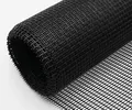 Produktbild: Schellenberg 57508 Fliegengitter Meterware Fiberglas Gewebe KLARSICHT, 140 x 250 cm, für individuellen Zuschnitt, bessere Durchsicht, Anthrazit