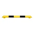 Produktbild: Moravia Rammschutz-Balken schwarz/gelb Rundrohr 76 x 3,0 mm 1200 mm lang