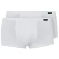 Produktbild: Skiny Retro Boxer 2er Pack Basic (Spar-Set, 2-St) Hipster Short / Pant - Baumwolle - ohne Eingriff - Atmungsaktiv weiß M