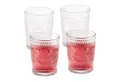 Produktbild: relaxdays Gläser-Set Vintage Trinkgläser 4er Set 300 ml, Glas