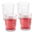 Produktbild: Trinkgläser  Vintage Wassergläser Boho Gläser 4 Stück 300 ml Trinkgläser Set