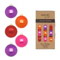 Produktbild: Glas Christbaumkugeln Set Ø 4cm, 36 Stück/Box, Farb Mix Party Time - Magic by In