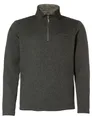 Produktbild: VAUDE Herren Tesero Pullover II, in Strickoptik mit Stehkragen, warm, atmungsaktiv, Khaki, 3XL