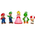Produktbild: Super Mario Fig. 6,5cm 5er Set Spielfiguren-Set - Blau
