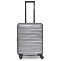 Produktbild: Bergpfeil Travel 4-Rollen Kabinentrolley S 55 cm mit Dehnfalte  silberfarben