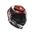 Produktbild: AGV K6 S Reeval white red grey Gr. S Motorradhelm Integralhelm ECE2206 rot