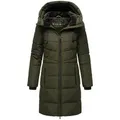 Produktbild: Marikoo Winterjacke Natsukoo XVI Stepp Mantel mit großer Kapuze grün S (36)
