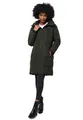 Produktbild: MARIKOO Damen Winterjacke lange Winter Stepp Jacke mit Teddyfell warm gefüttert B978 [B978-Natsuk-Dark-Olive-Gr.S]