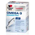 Produktbild: DOPPELHERZ system Omega 3 Konzentrat Kapseln 60 Stück PZN 06132731 plus Proben