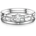 Produktbild: Glanzstücke München Silberring silber, aus Sterling Silber silberfarben 58